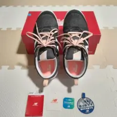 New Balance 315 グレー/ピンク スニーカー