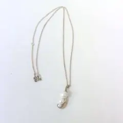 STARJEWELRY　スタージュエリー パールモチーフ　ネックレス　SV925