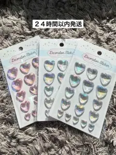 期間限定セール　早い者勝ち　デコレーションシール ハート セリア ダイソー