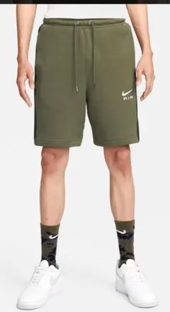 Nike スウェットショートパンツ Lサイズ オリーブ