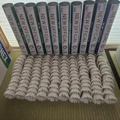 YONEX ニューオフィシャル 中古シャトル 120個セットのサムネイル