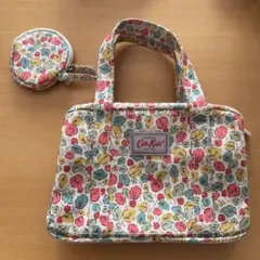 Cath Kidston 花柄ハンドバッグ コインケース付き　キッズにも
