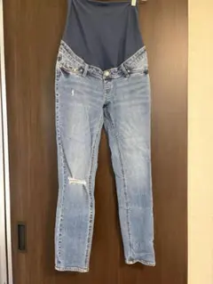 H&M MAMA マタニティ スキニーアンクル丈 デニムパンツ XSのサムネイル