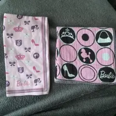 Barbie バービー　ハンカチ　2枚セット