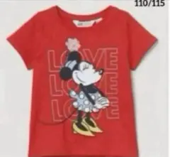 ☆新品☆H&M トップス　Tシャツ　ディズニー♡ミニーマウス♡♡110
