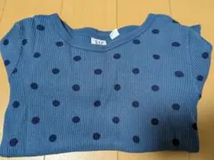 GAP ワッフル長袖カットソー 女の子 120cm