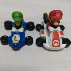 マリオ ルイージ カート フィギュア 2体セット
