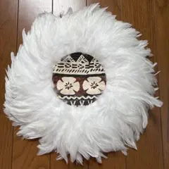 フラダンス用ウリウリ羽根(羽根のみ) ウリウリの羽根【カヒコ用 茶タパ付き 赤 白 イリマ黄 1個】着脱