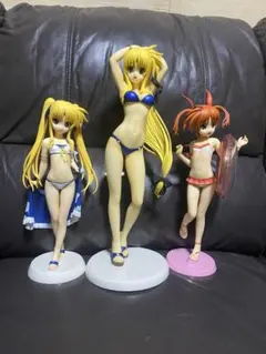 魔法少女リリカルなのはStrikerS フェイト なのは 水着ver フィギュア