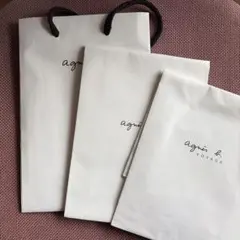agnès b. ショッパー袋 ホワイト