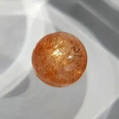 天然石 サンストーン ヘリオライト 374e 粒売り 7.3mm