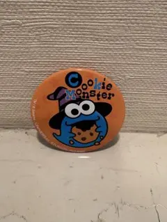(非売品)USJセサミストリートクッキーモンスター缶バッチ