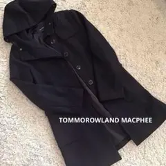 【TOMMOROWLAND MACPHEE】ウール カシミア コート ネイビー