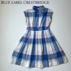 BLUE LABEL CRESTBRIDGE チェックワンピース 38 - メルカリ