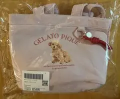 【即日発送】ジェラートピケ シーズー柄 お散歩ドッグミニバッグ CRM gelato pique ジェラートピケ お散歩ドッグミニバッグ シーズー柄