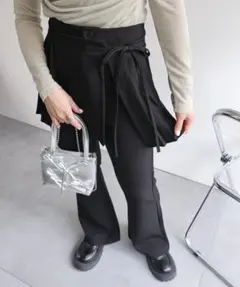スカートレイヤードパンツ