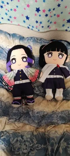 桜*！様 鬼滅の刃劇場版無限城編 くったりぬいぐるみ 胡蝶しのぶ栗花落カナヲセッ