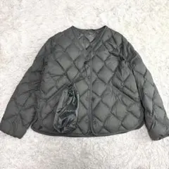 【美品】UNIQLO ウルトラライトダウンリラックスジャケット　オリーブ M