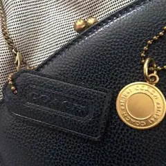 COACH♡ネイビー ミニバッグ（ポーチ）＆ チャーム 正規品