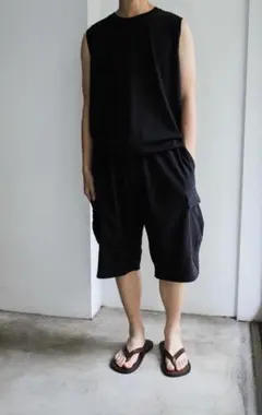 COMOLI 24SS コットンジャージ カーゴショーツ size3のサムネイル