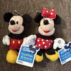 Disney Fun Fan Amuse ミッキー＆ミニー マスコット