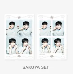 サクヤ　NCT WISH 2025 シーグリ　4カットフォトセット　ステッカー