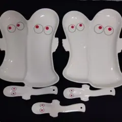 ムーミンニョロニョロお皿セット（陶器製）