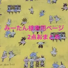 みーたん様専用ページ2点おまとめ