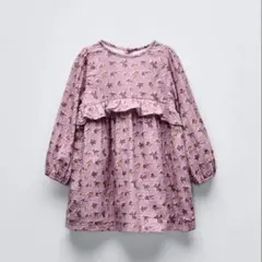 ZARA baby ピンク　花柄　ワンピース　86cm