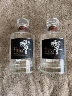 サントリー ウイスキー 響21年 700ml 空瓶未洗浄 箱付き - メルカリ