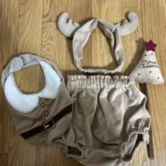 3COINS クリスマス　トナカイ　ベビーコスチューム