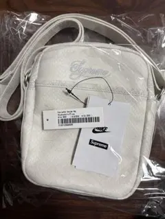 Supreme Nike Leather Shoulder Bag White