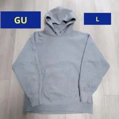 GU ヘビーウェイト　スウェット　パーカー　フーディ グレー　Lサイズ　美品