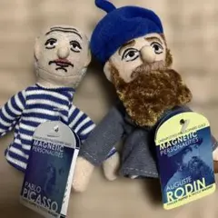 ピカソ ロダン フィンガーパペット・マグネット