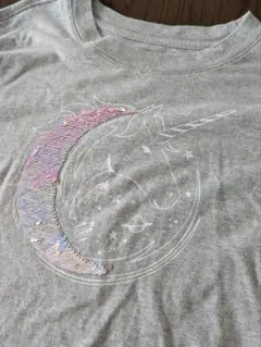 GAP ユニコーン スパンコールチェンジ 長袖Tシャツ　Lサイズ　140cm