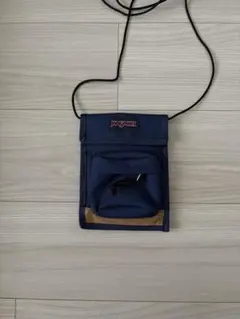 JANSPORT ネックポーチ ショルダーバッグ ネイビーのサムネイル