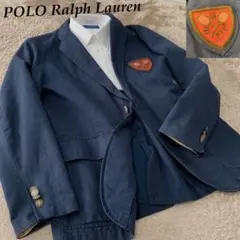 ポロ・ラルフローレン ヴィンテージ加工 テニス刺繍　エンブレムブレザー　42