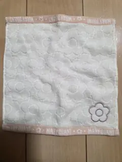 MARY QUANT 花柄刺繍 ハンカチ
