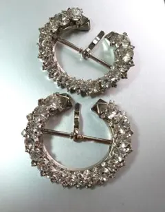 JIMMY CHOO crystal クリスタル バックル パーツ 2個セットのサムネイル