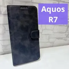 Sharp Aquos R7 手帳型 スマホケース カード収納 ブラックのサムネイル