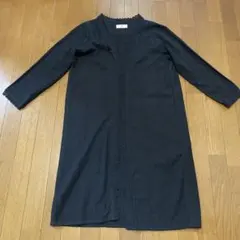 r・p・s黒長袖　ロング丈羽織