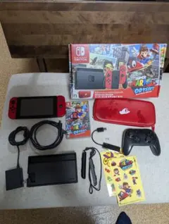 Nintendo Switch 本体 マリオオデッセイ、プロコンなどセット