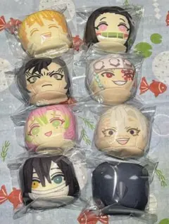 鬼滅の刃 おまんじゅうにぎにぎマスコット 禰豆子 善逸 宇髄 蜜璃 伊黒 等のサムネイル