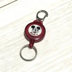 Disney ミッキーマウス リールキーホルダー レトロ キーリング ガチャのサムネイル
