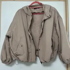 INGNI フード付きベージュジャンパー