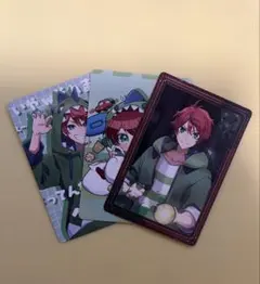 カラフルピーチ　じゃぱぱさん　展示会　トレーディングカード3枚