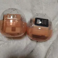 公衆電話ガチャコレクション 番外編 2種 100ピンク電話機 大形ピンク電話機