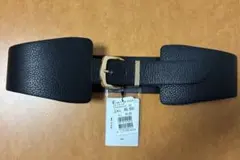 ヤマダヤ　nouer レザー 黒 ベルト ゴールドバックル 新品