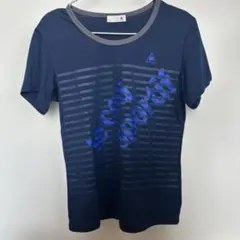 le coq sportif 半袖Tシャツ ネイビー
