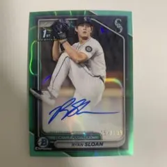 topps bowman RYAN SLOAN auto 154/199